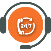24x7 Customer Support services